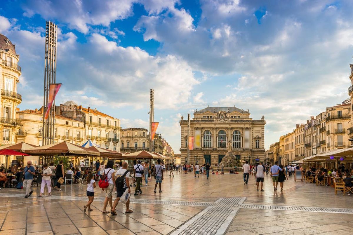 Vue de Montpellier